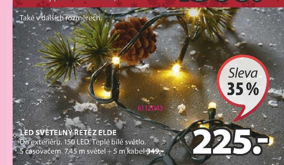 LED SVĚTELNÝ ŘETĚZ ELDE