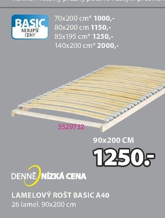 LAMELOVÝ ROŠT BASIC A40