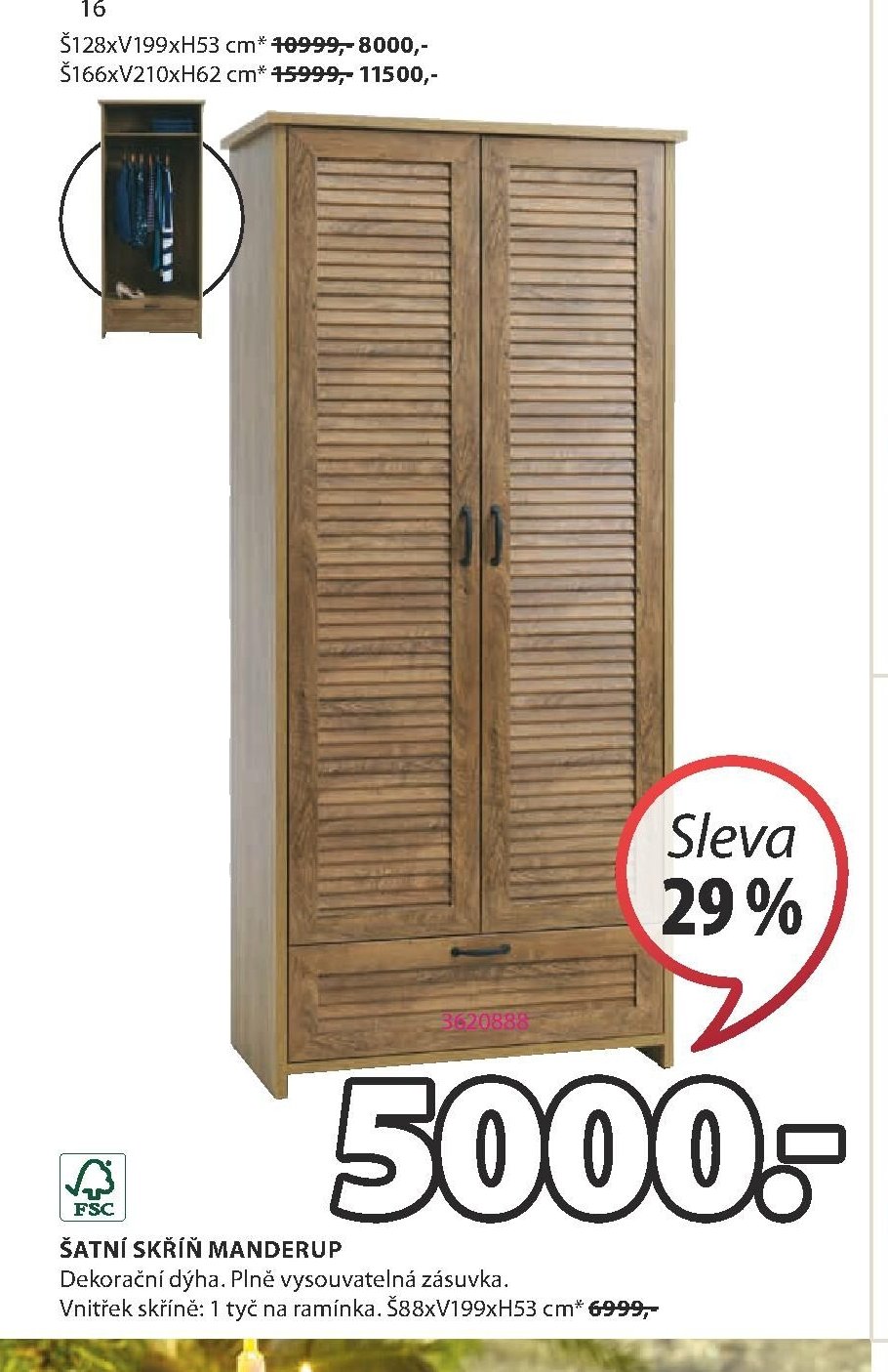 ŠATNÍ SKŘÍŇ MANDERUP