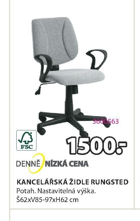 KANCELÁŘSKÁ ŽIDLE RUNGSTED
