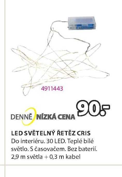 LED světelný řetěz CRIS