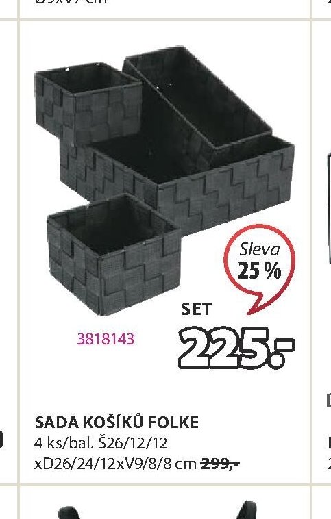 Sada košíků FOLKE