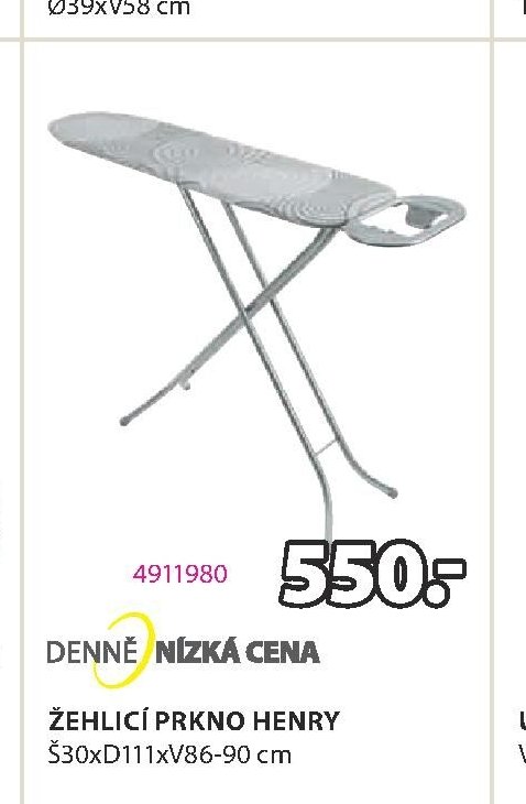 Žehlicí prkno HENRY