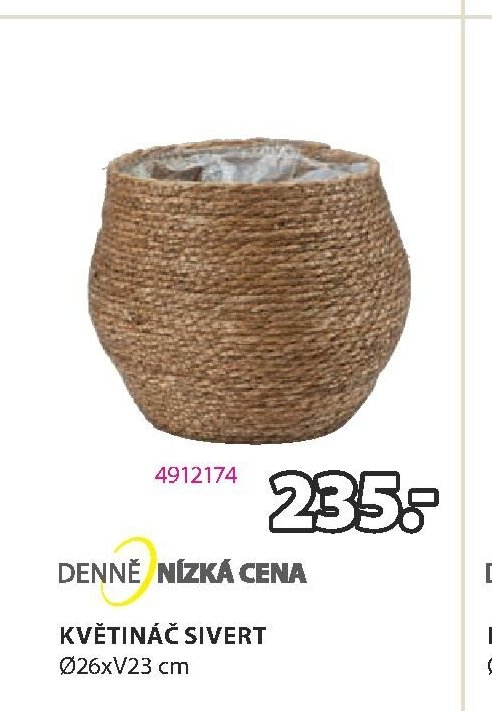 KVĚTINÁČ SIVERT