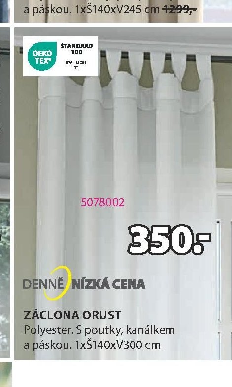 ZÁCLONA ORUST