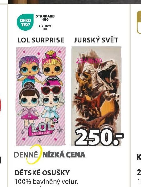 Dětské osušky LOL SURPRISE