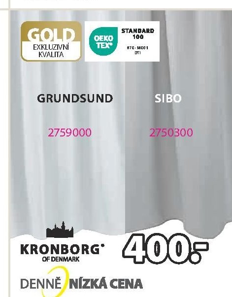 Sprchové závěsy GRUNDSUND