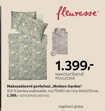 Makosaténové povlečení „Modern Garden“
