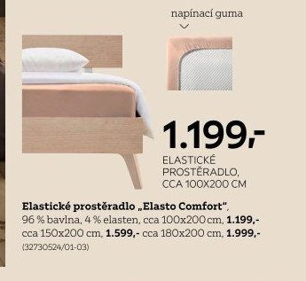 Elastické prostěradlo „Elasto Comfort“