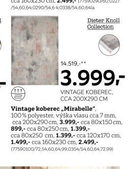 Vintage koberec „Mirabelle“, cca 200x290 cm