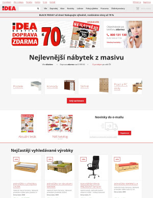 akční leták IDEA nábytek 21.11.2023-27.11.2023