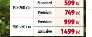 Vánoční stromek 150-200 cm Premium
