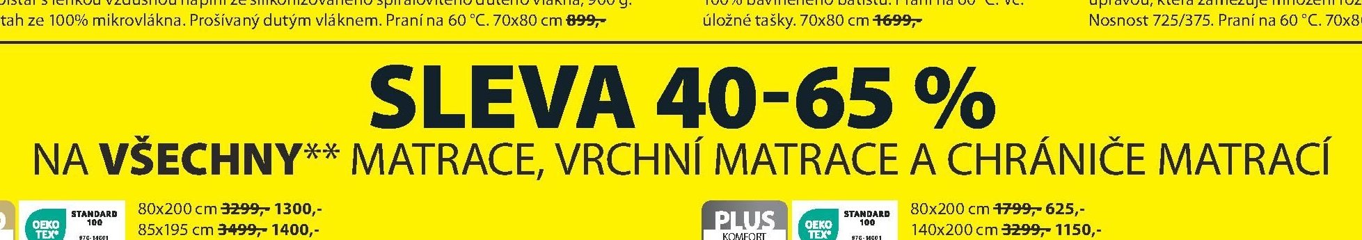 Matrace a chrániče matrací