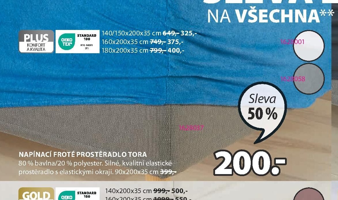 NAPÍNACÍ FROTÉ PROSTĚRADLO TORA