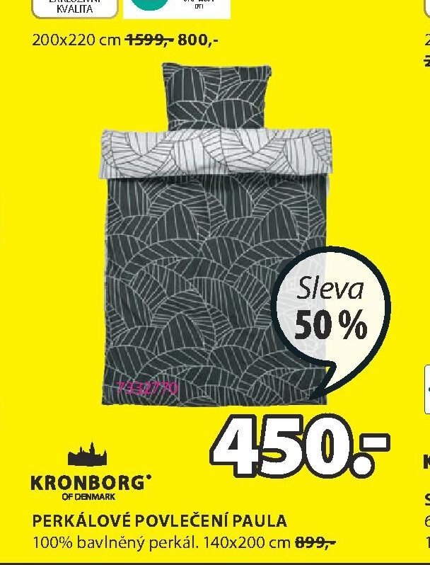 Perkálové povlečení PAULA