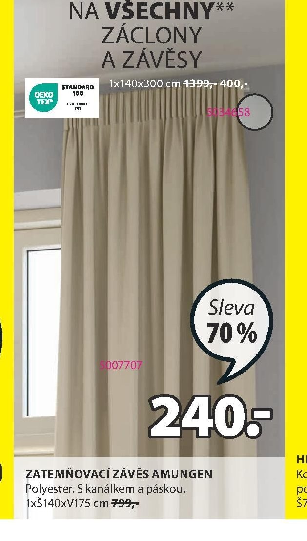 ZATEMŇOVACÍ ZÁVĚS AMUNGEN