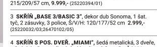 SKŘÍŇ „BASE 3/BASIC 3“