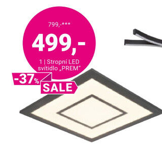 STROPNÍ LED SVÍTIDLO „PREM“