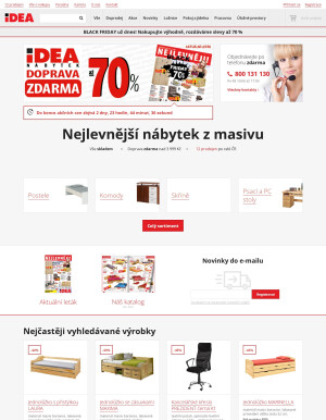 akční leták IDEA nábytek 28.11.2023-4.12.2023