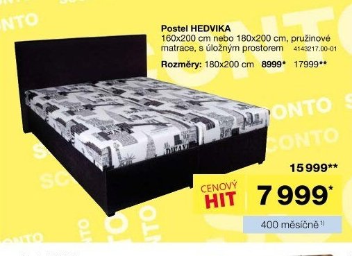 Postel HEDVIKA