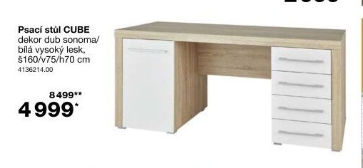 Psací stůl CUBE
