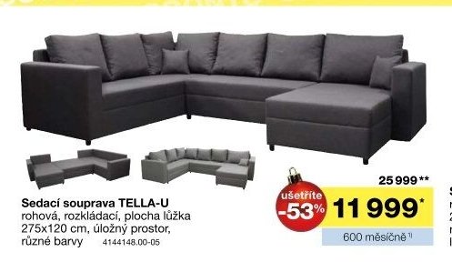 Sedací souprava TELLA-U