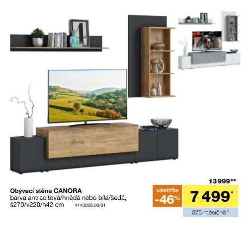 Obývací stěna CANORA