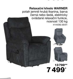 Relaxační křeslo WARNER