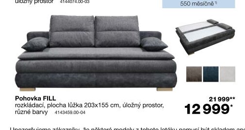 Pohovka FILL
