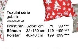 Textilní série gobelín
