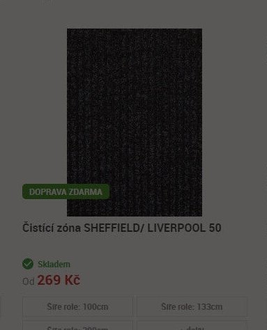 Čistící zóna SHEFFIELD/ LIVERPOOL 50