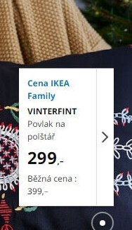 VINTERFINT Povlak na polštář