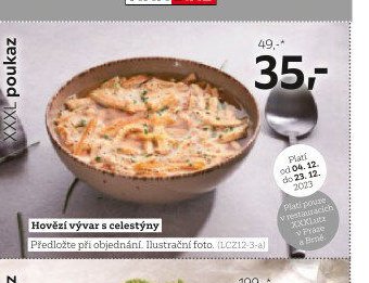 Hovězí vývar s celestýny