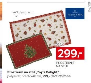 Prostírání na stůl Toy's Delight