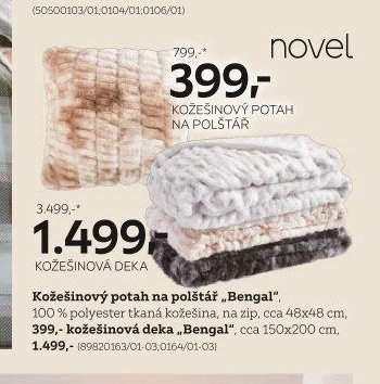 Kožešinový potah na polštář „Bengal“