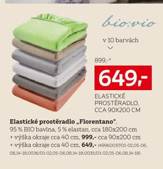 Elastické prostěradlo „Florentano“