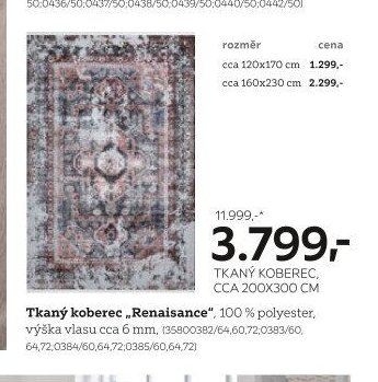 Tkaný koberec „Renaisance“