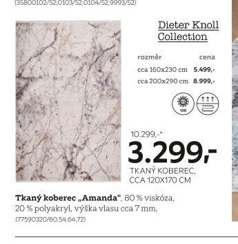 Tkaný koberec „Amanda“