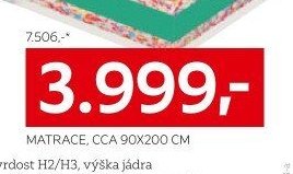 MATRACE, CCA 90X200 CM