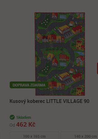 Kusový koberec LITTLE VILLAGE 90