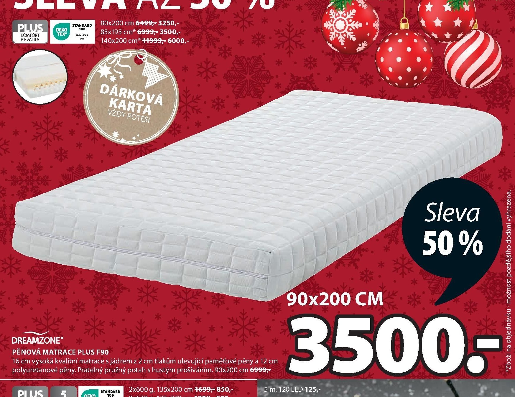 Matrace PLUS F90