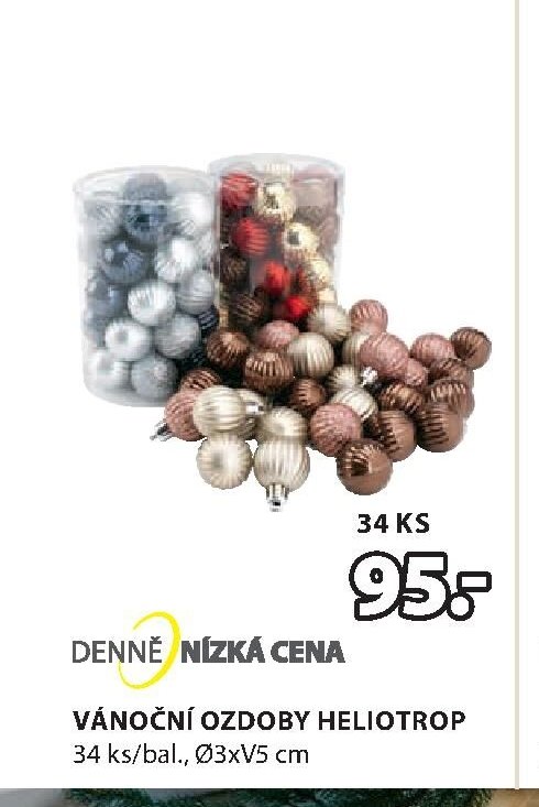 VÁNOČNÍ OZDOBY HELIOTROP
