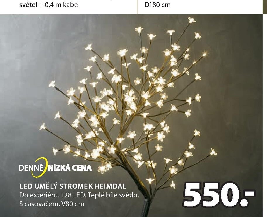 LED UMĚLÝ STROMEK HEIMDAL