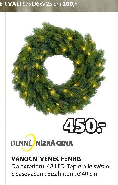VÁNOČNÍ VĚNEC FENRIS
