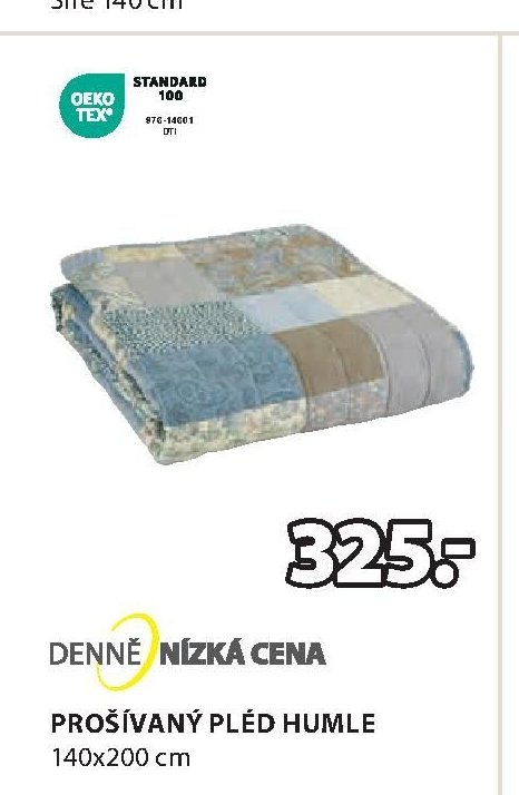 Prošívaný pléd Humle