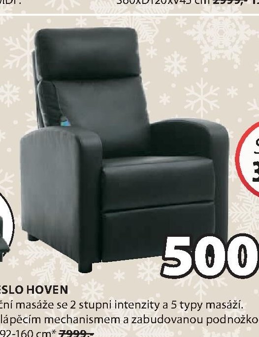 Masážní křeslo HOVEN