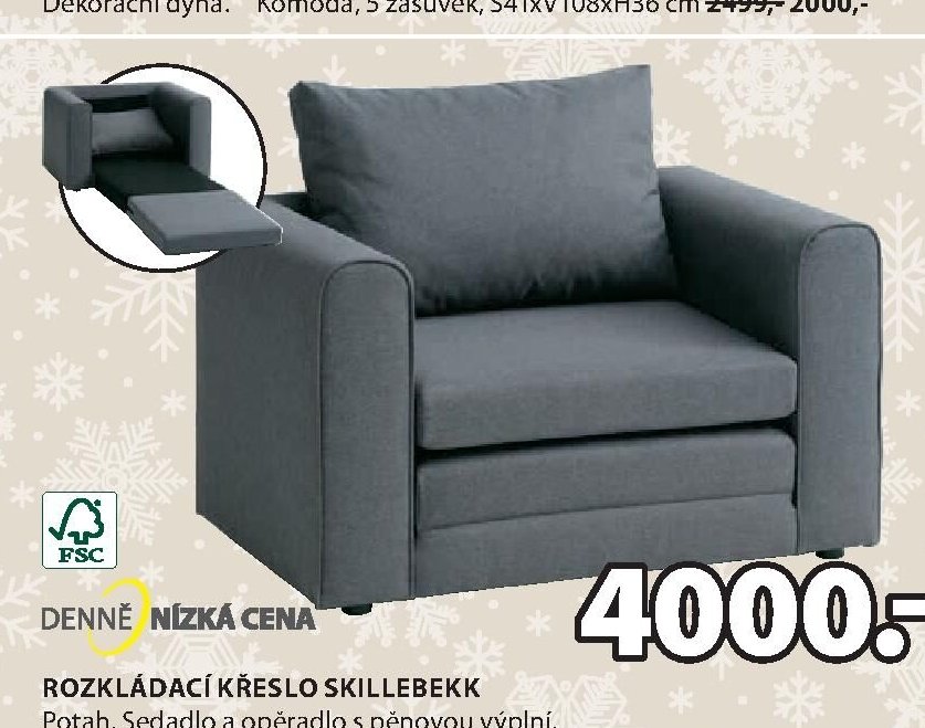 ROZKLÁDACÍ KŘESLO SKILLEBEKK
