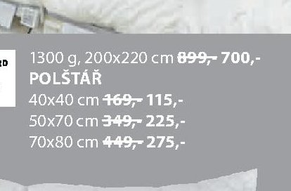 POLŠTÁŘ 1300 g