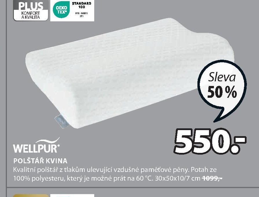 WELLPUR POLŠTÁŘ KVINA