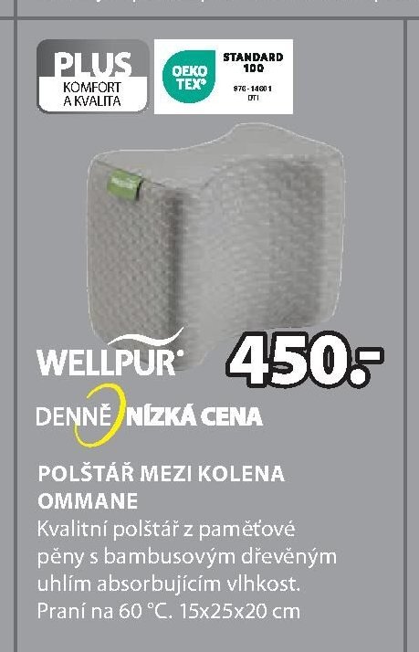 WELLPUR POLŠTÁŘ MEZI KOLENA OMMANE